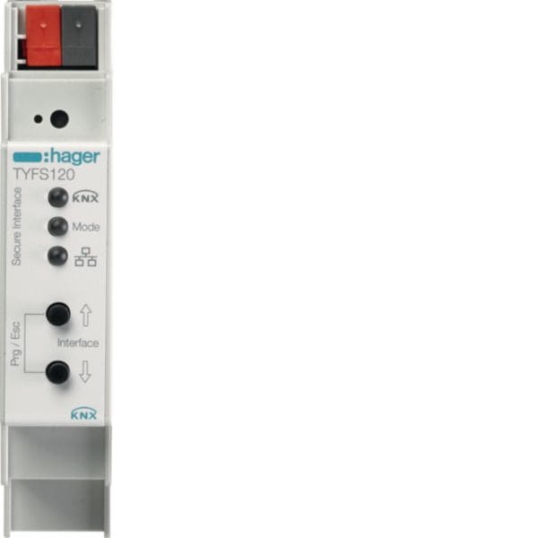 HAGER BOCCHIOTTI - Interfaccia gateway IP/KNX Secure - 1 modulo DIN rail