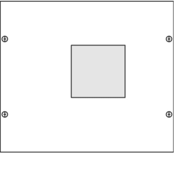 HAGER BOCCHIOTTI - Sistema Quadro Kit Interruttori Scatolati X250/H250 Verticale Magn L350 H300 Ral