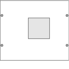 HAGER BOCCHIOTTI - Sistema Quadro Kit Interruttori Scatolati X250/H250 Verticale Magn L350 H300 Ral