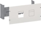 HAGER BOCCHIOTTI - Kit per 2 scatolati p250 fissi verticali L600 H300 per quadro evo