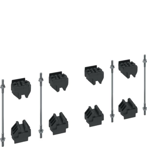 HAGER BOCCHIOTTI - Kit portabarre 3f+n per 1 barra spessore 10mm per quadro evo