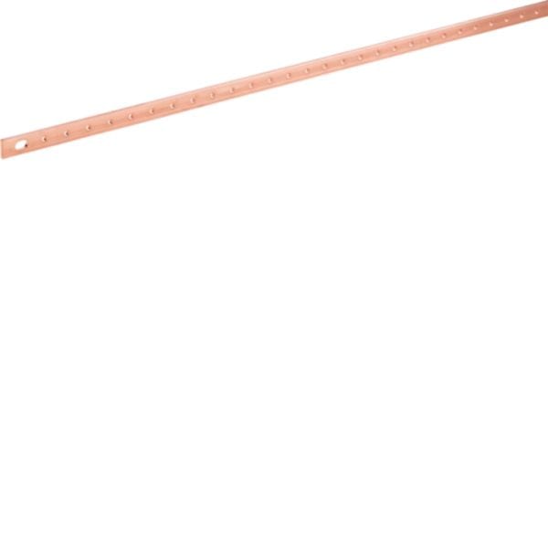 HAGER BOCCHIOTTI - Sistema Quadro Barra In Rame Forata Filetta M6 Sezione 20X5 L1000