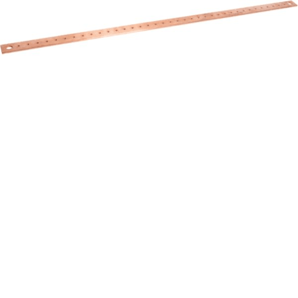 HAGER BOCCHIOTTI - Sistema Quadro Barra In Rame Forata Filettata M6 Sezione 32X5 L1000