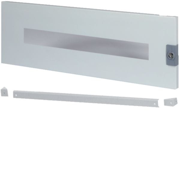HAGER BOCCHIOTTI - Venezia Porta Modulare Verticale Preforata Dimensioni L600 Mm 24 Moduli Ral7035