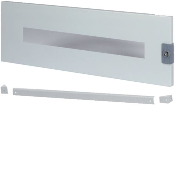 HAGER BOCCHIOTTI - Venezia Porta Modulare Verticale Preforata Dimensioni L800 Mm 36 Moduli Ral7035