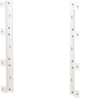 HAGER BOCCHIOTTI - Venezia Coppia Elementi Fissaggio Pannelli Frontali Dimensioni H800 Mm Ral7035