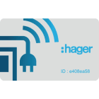 HAGER BOCCHIOTTI - Kit di accessori EVCS 20 badge WiFi hotspot RFID