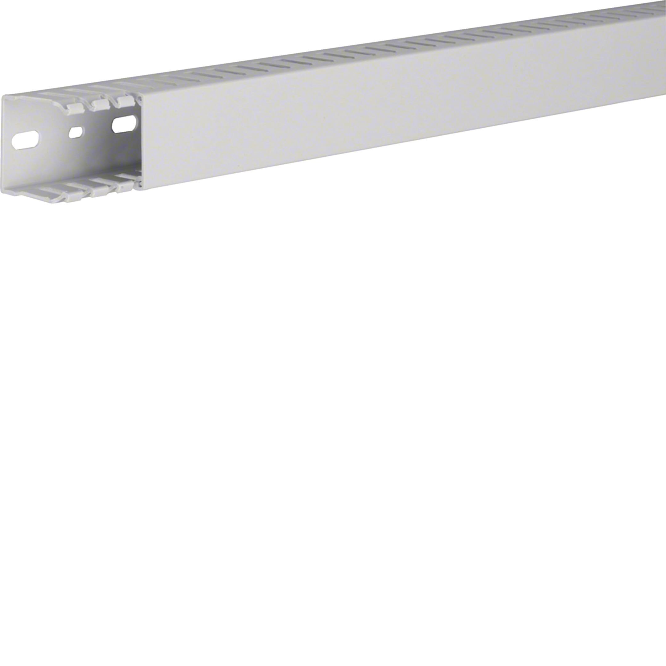 HAGER BOCCHIOTTI - Canaletta per cablaggio HF modulo 12,5 feritoia 5 grigio chiaro TD-HF 25X25 LG