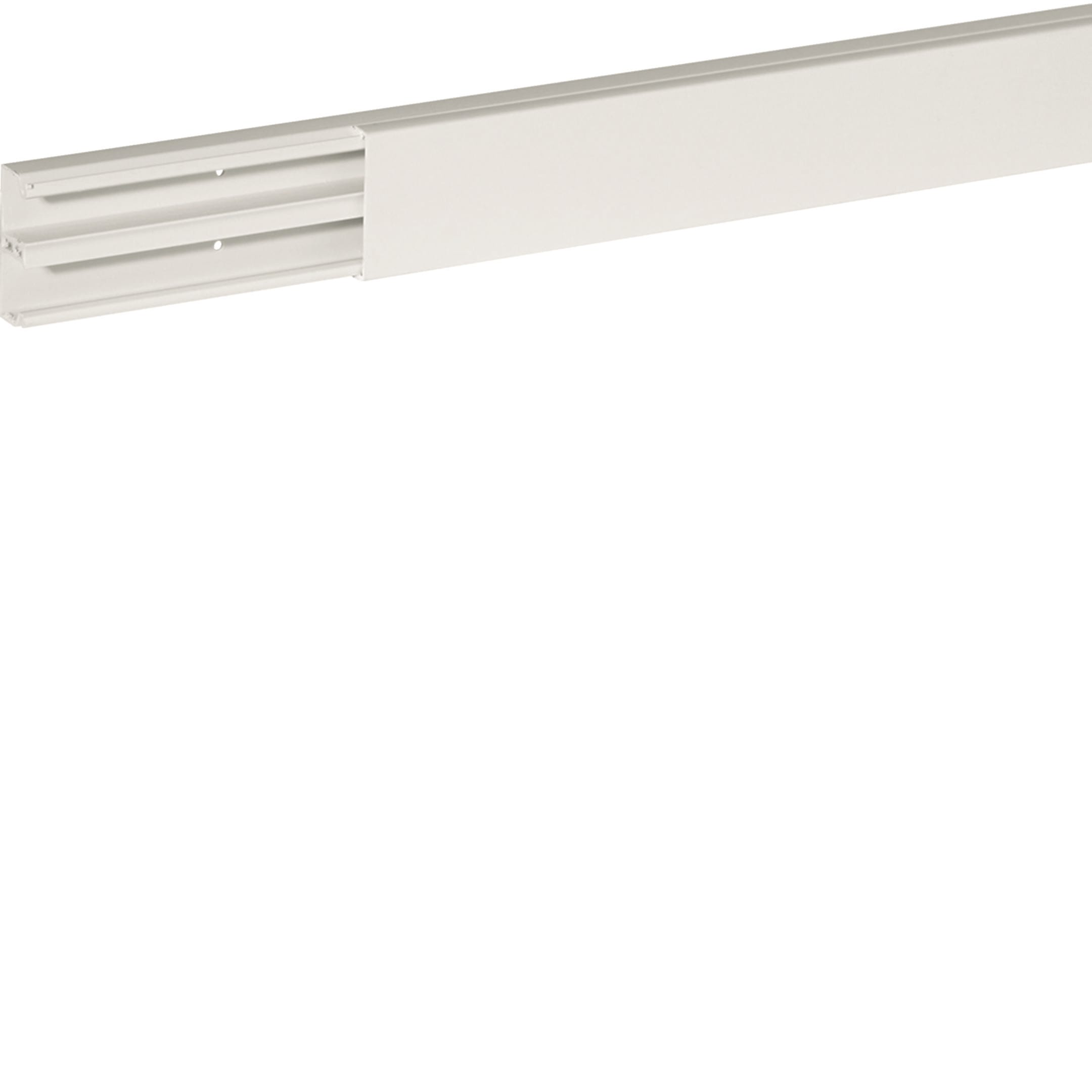 HAGER BOCCHIOTTI - Minicanale 2 scomparti con coperchio standard bianco TMC 40/2x17 W