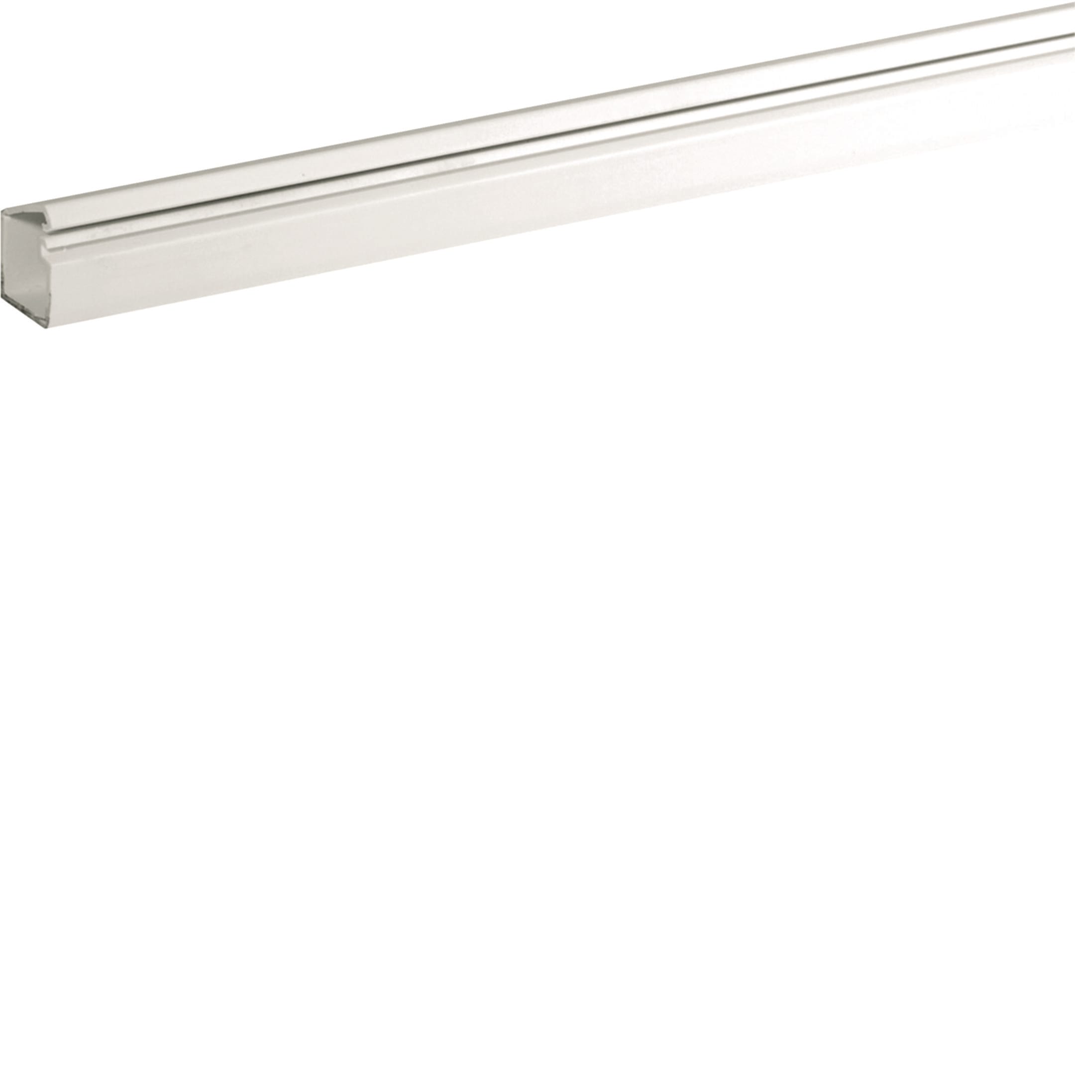 HAGER BOCCHIOTTI - Minicanale con coperchio a cerniera e base autoadesiva bianco TMR 12x12 W