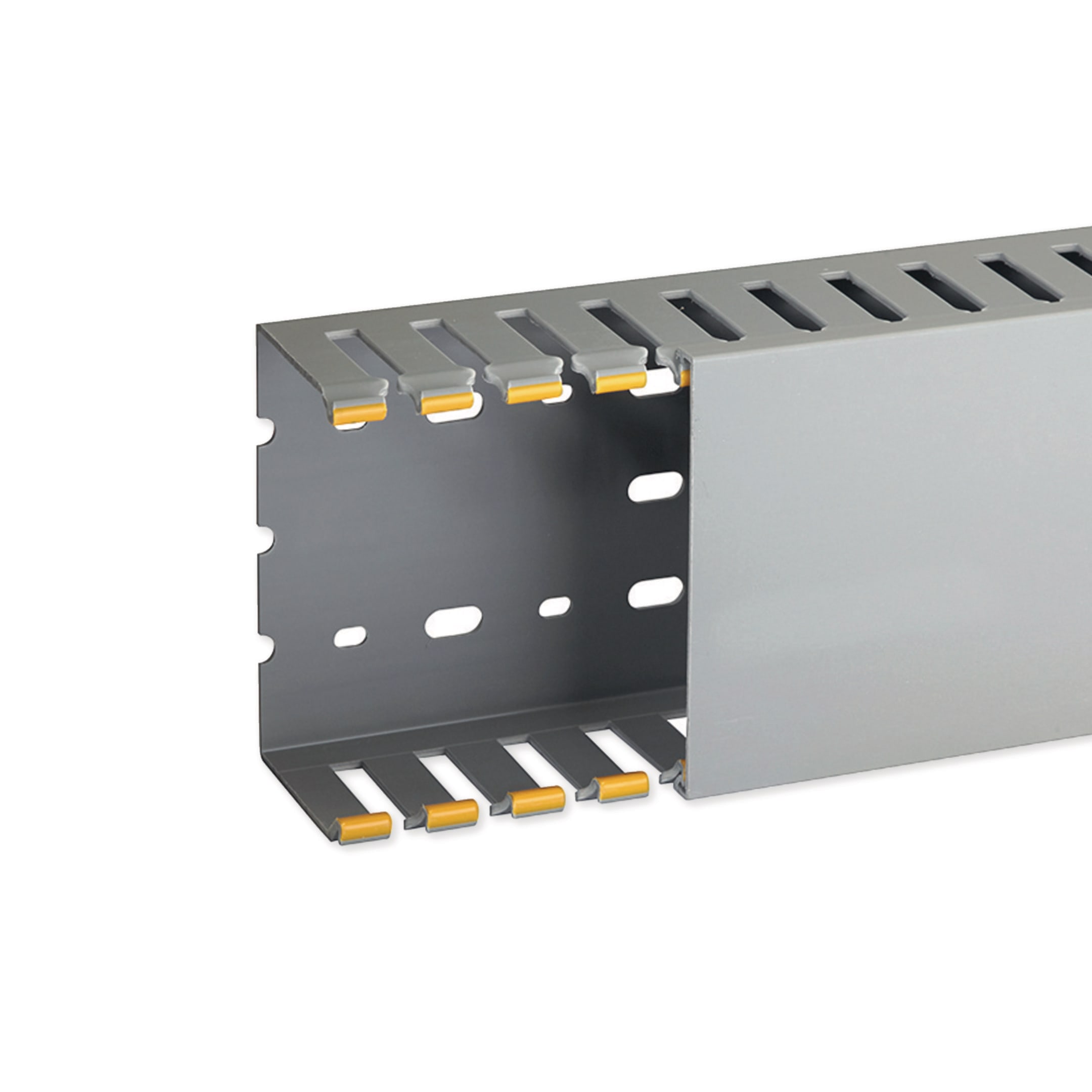 HAGER BOCCHIOTTI - Canaletta con coestruso morbido modulo 20 feritoia 8 grigio T1-N 100x60 G