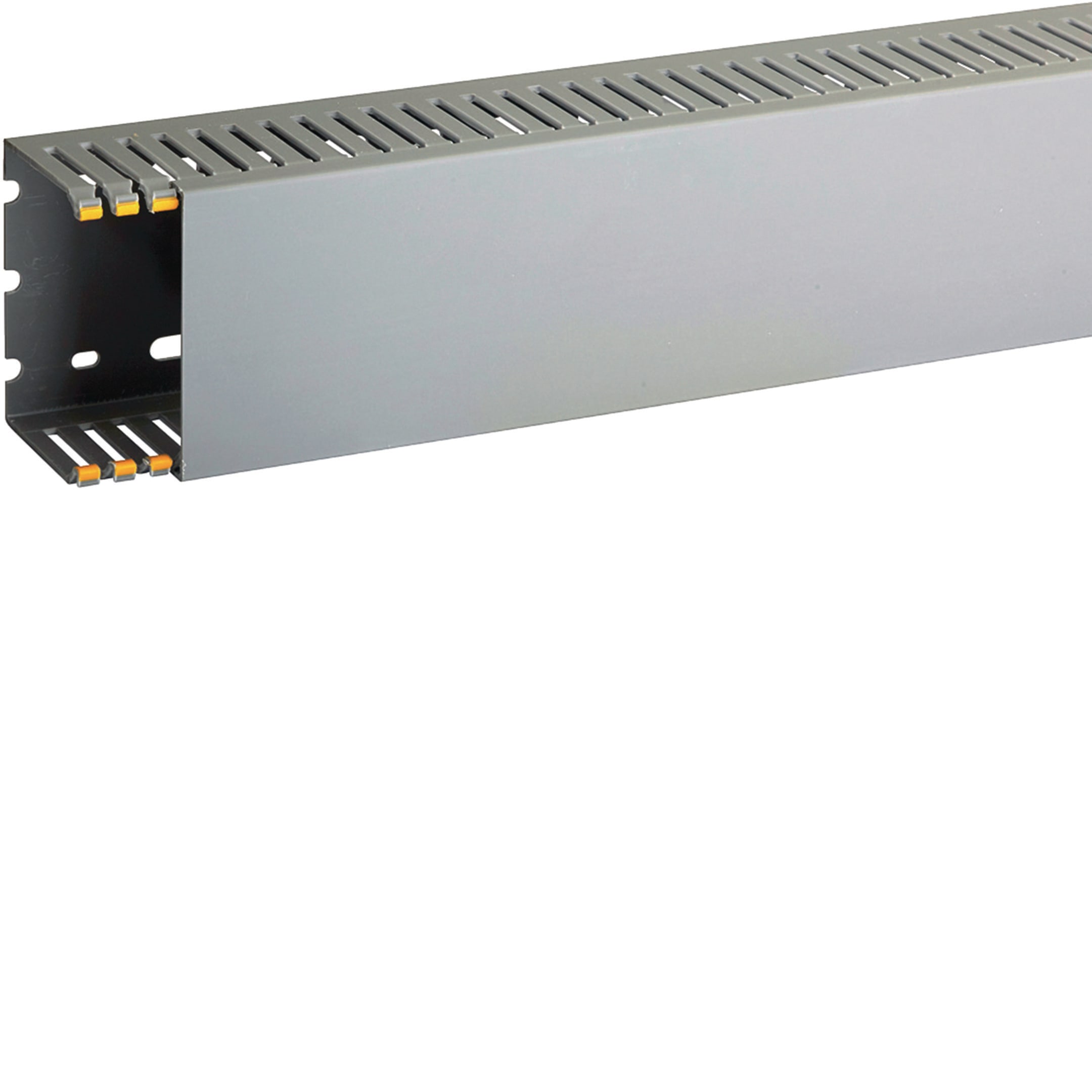 HAGER BOCCHIOTTI - T1-EN 80x60 G Canaletta con coestruso morbido modulo 10 feritoia 4 GRIGIO