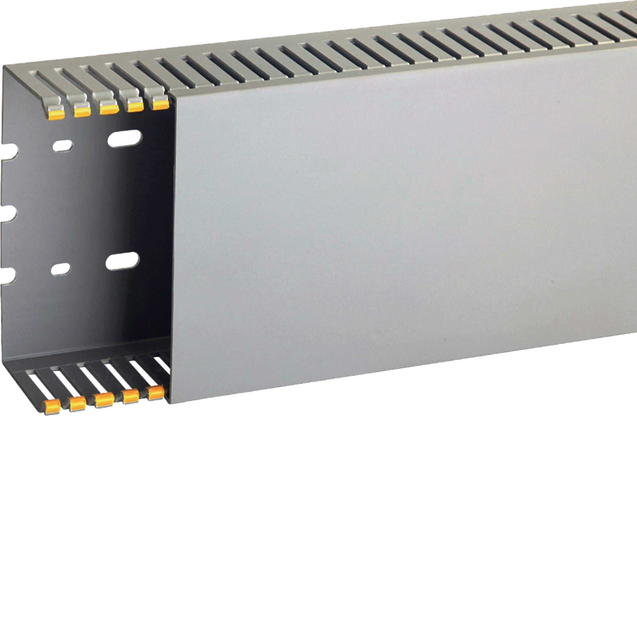 HAGER BOCCHIOTTI - Canaletta con coestruso morbido modulo 10 feritoia 4 grigio T1-EN 120x60 G