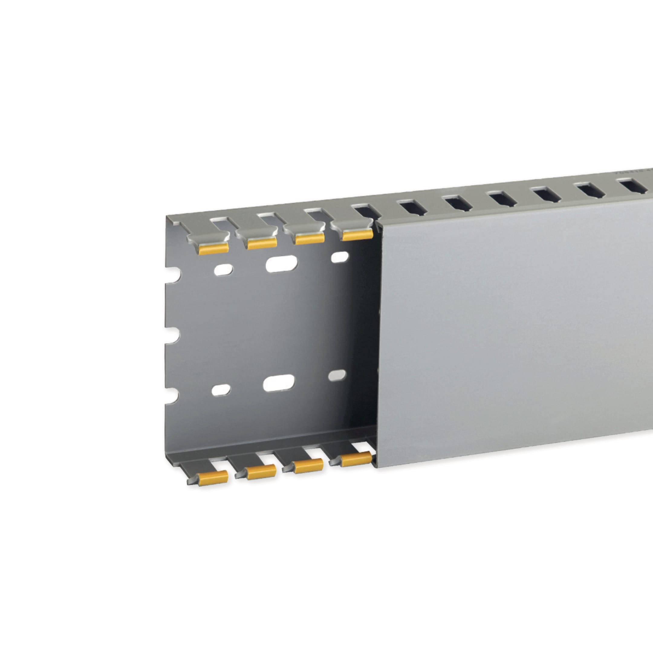 HAGER BOCCHIOTTI - Canaletta con coestruso morbido modulo 20 feritoia 8 grigio T1-N 100x40 G