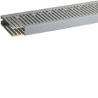 HAGER BOCCHIOTTI - T1-EN 25x100 G Canaletta con coestruso morbido modulo 10 feritoia 4 GRIGIO