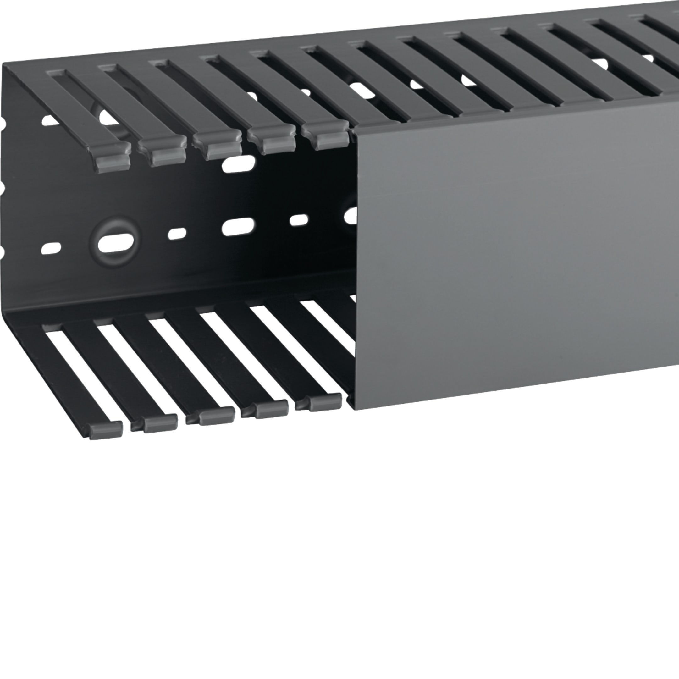 HAGER BOCCHIOTTI - Canaletta per cablaggio modulo 20 feritoia 8 grigio T1 100x125 G