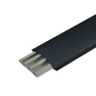 HAGER BOCCHIOTTI - Canale sopra pavimento 3 scomparti nero ardesia CSP-N 75x17 A