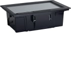 HAGER BOCCHIOTTI - Torretta a scomparsa 8 moduli con coperchio per mattonella NEST 8 MATT