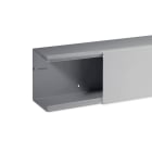 HAGER BOCCHIOTTI - Canale porta cavi con base piana grigio completo di coperchio TA-EN 100x80 G