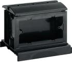 HAGER BOCCHIOTTI - Torretta bifacciale per estensione orizzontale 4 moduli nero ardesia TOR-O