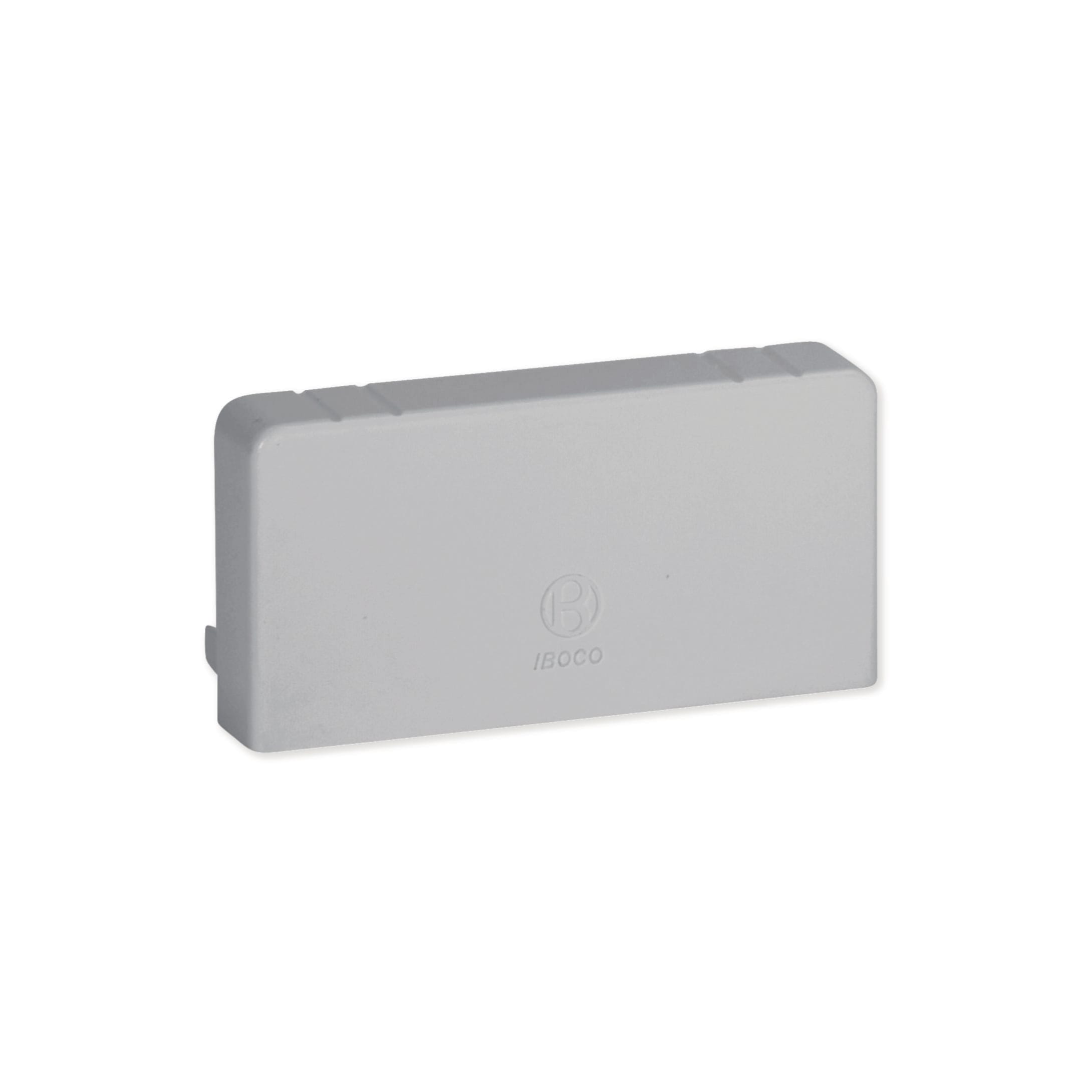 HAGER BOCCHIOTTI - Terminale per canali linee TA-N / TA-EN grigio LAN 80x40 G