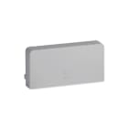 HAGER BOCCHIOTTI - Terminale per canali linee TA-N / TA-EN grigio LAN 80x40 G