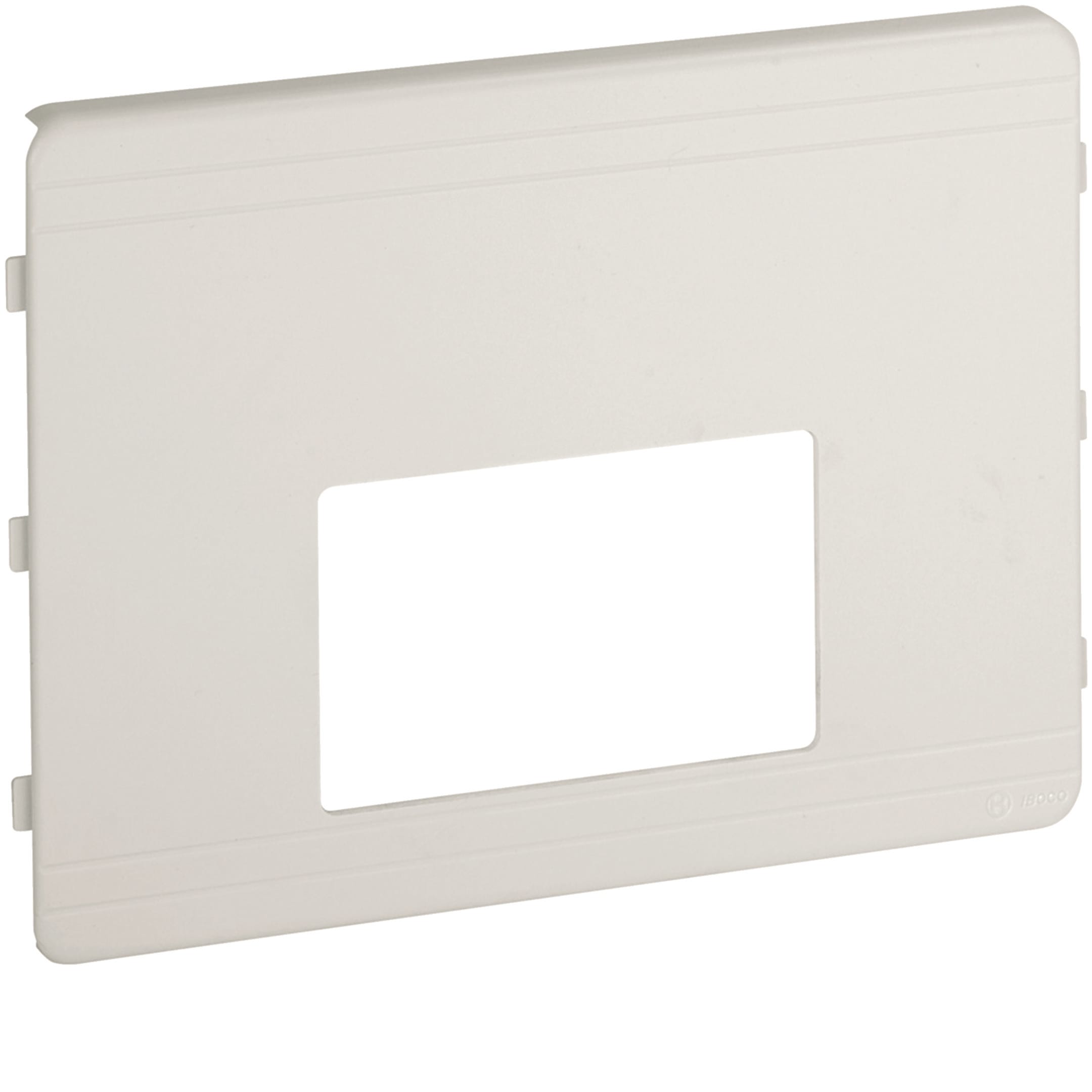 HAGER BOCCHIOTTI - CSA-3N 150 D W Coperchio di protezione 3 mod disassato per canale TA-N BIANCO