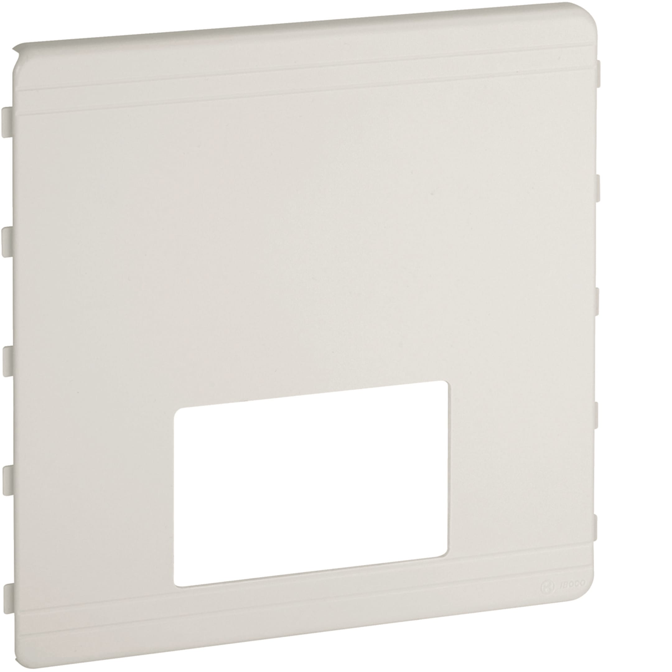 HAGER BOCCHIOTTI - Coperchio di protezione 3 mod disassato per canale TA-N bianco CSA-3N 200 D W