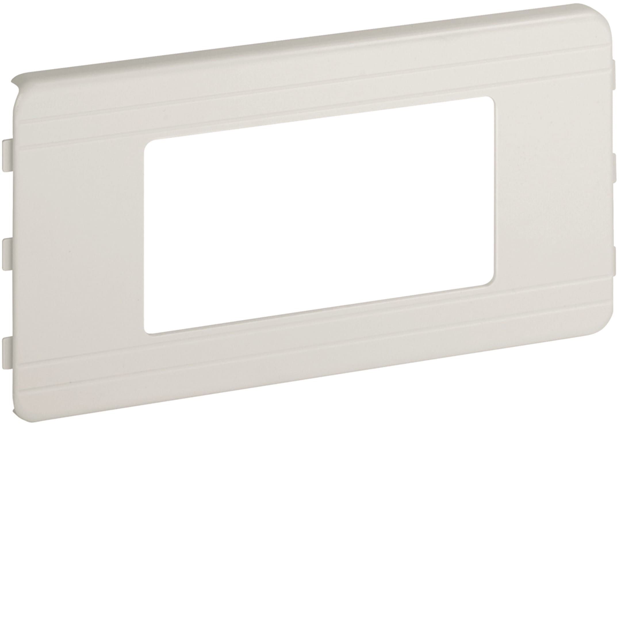 HAGER BOCCHIOTTI - CSA-4N 100 W Coperchio di protezione 4 moduli per canale TA-N BIANCO