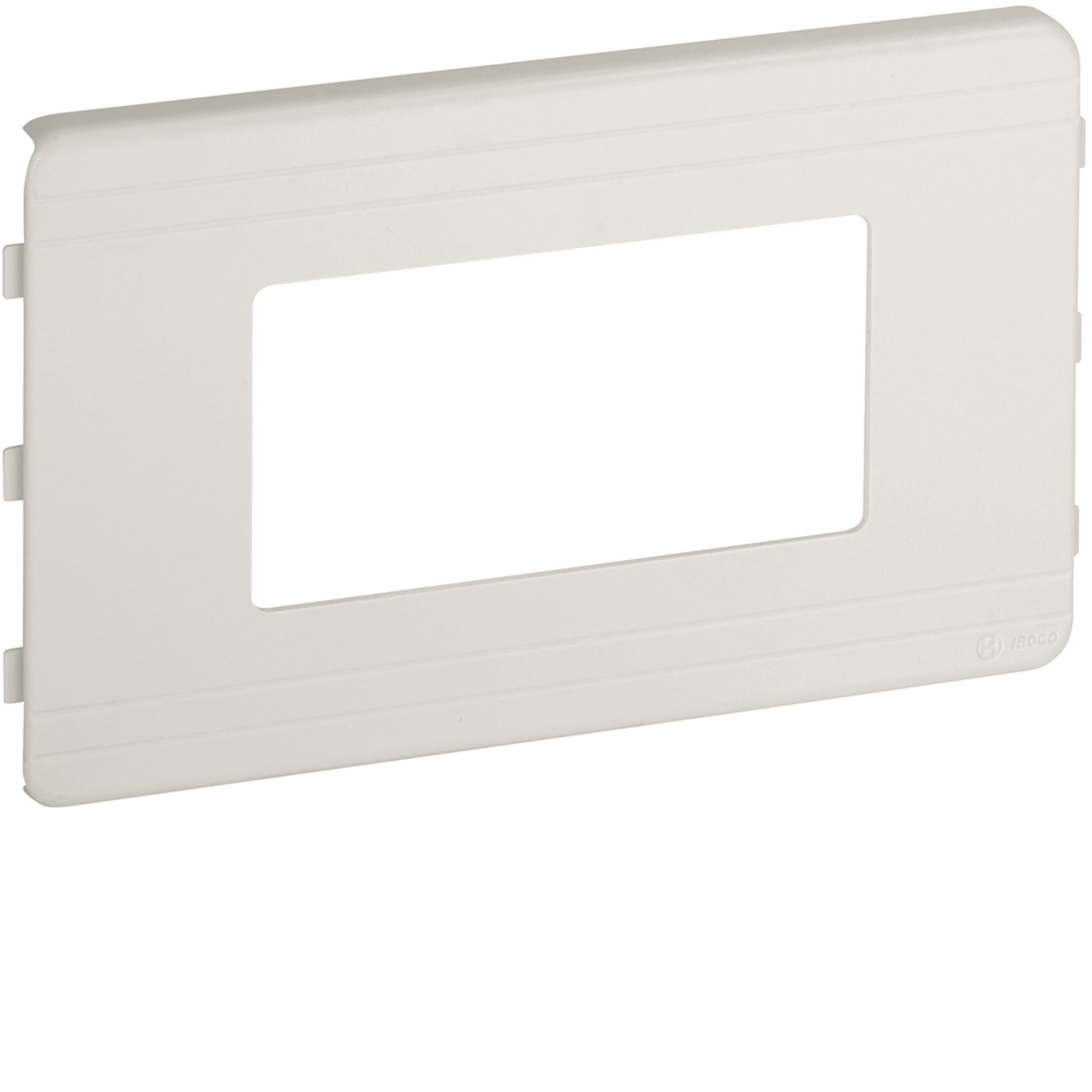HAGER BOCCHIOTTI - Coperchio di protezione 4 moduli per canale TA-N bianco CSA-4N 120 W