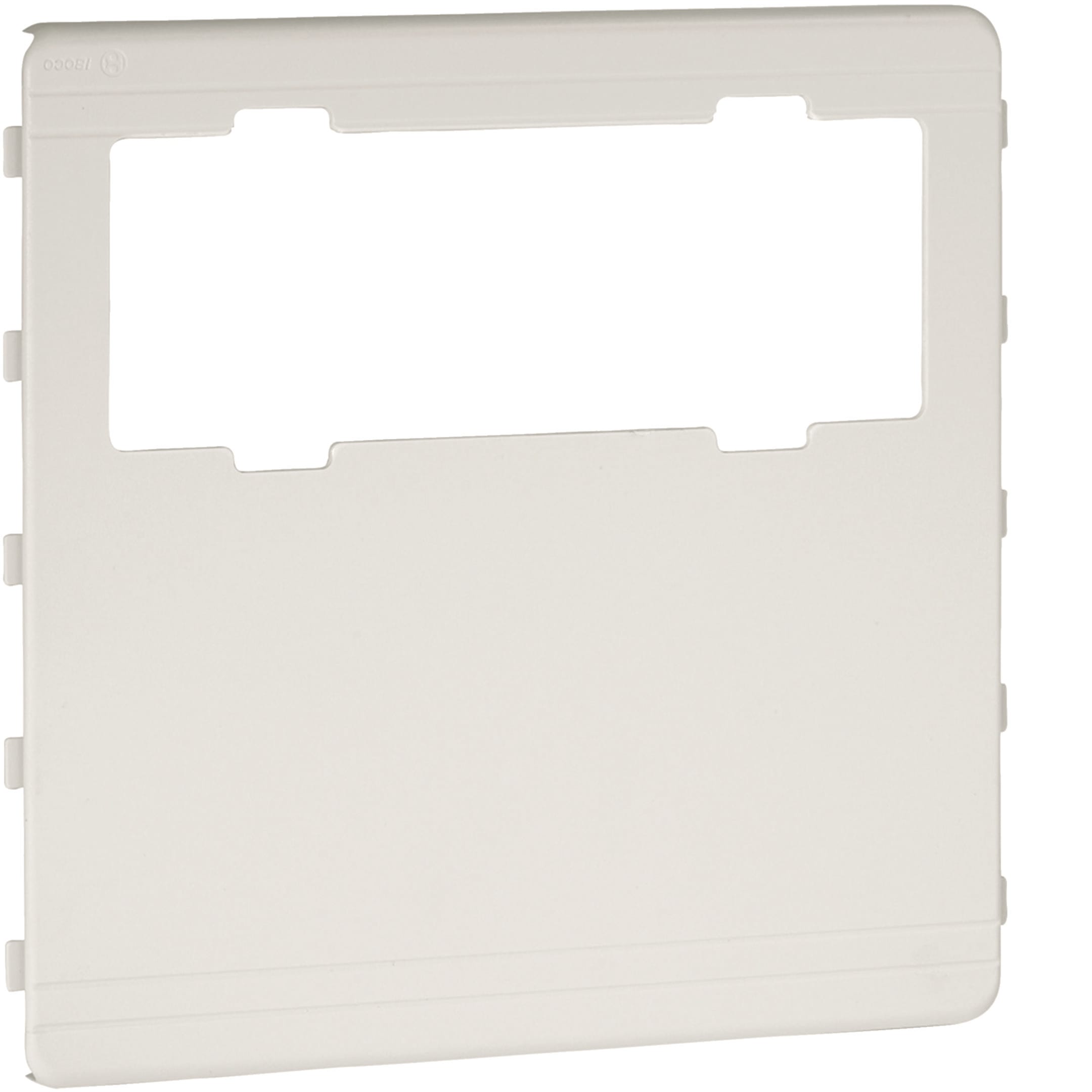 HAGER BOCCHIOTTI - CSA-6N 200 D W Coperchio di protezione 6 mod disassato per canale TA-N BIANCO