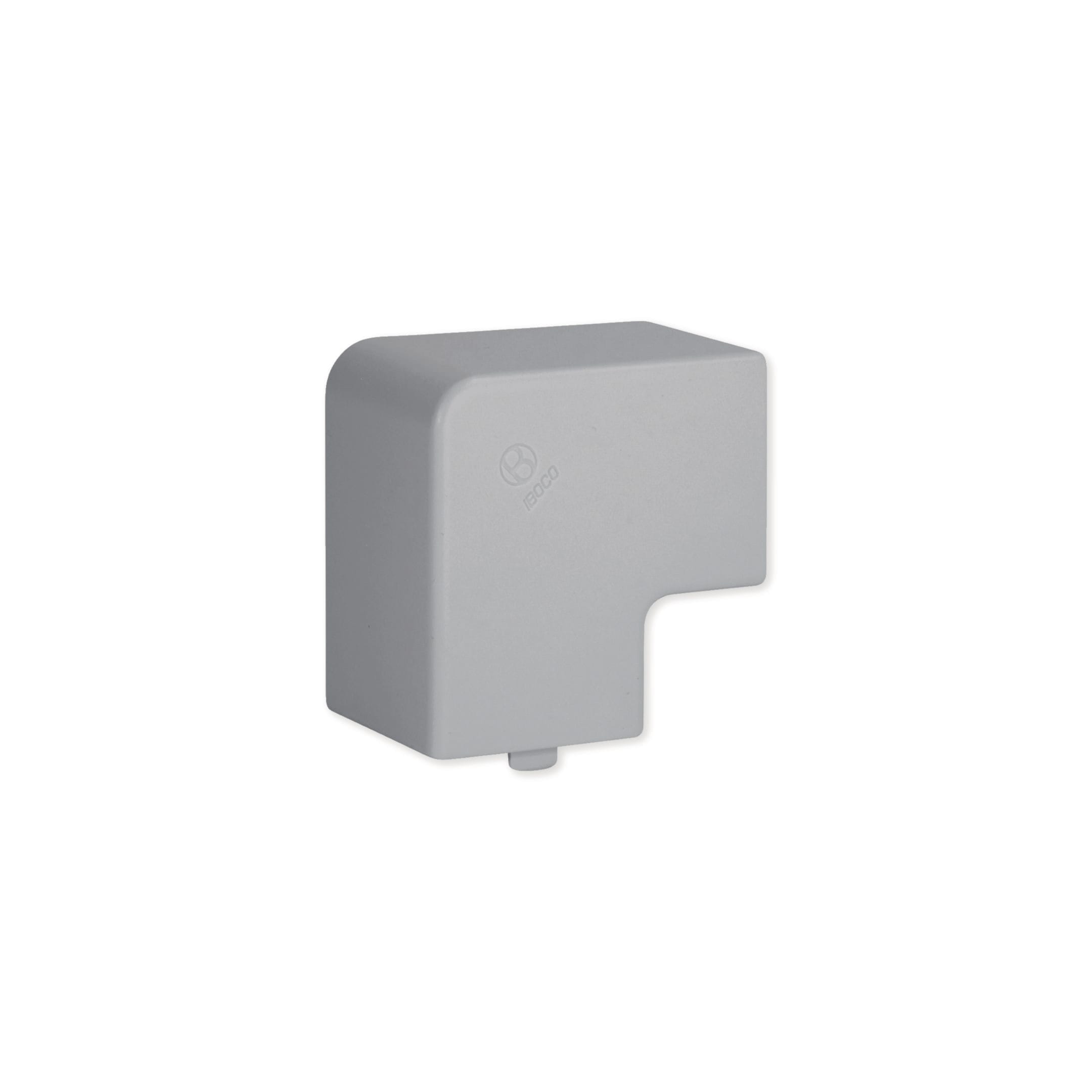 HAGER BOCCHIOTTI - Angolo piano per canali linea TA-EN grigio NPAN 40x40 G