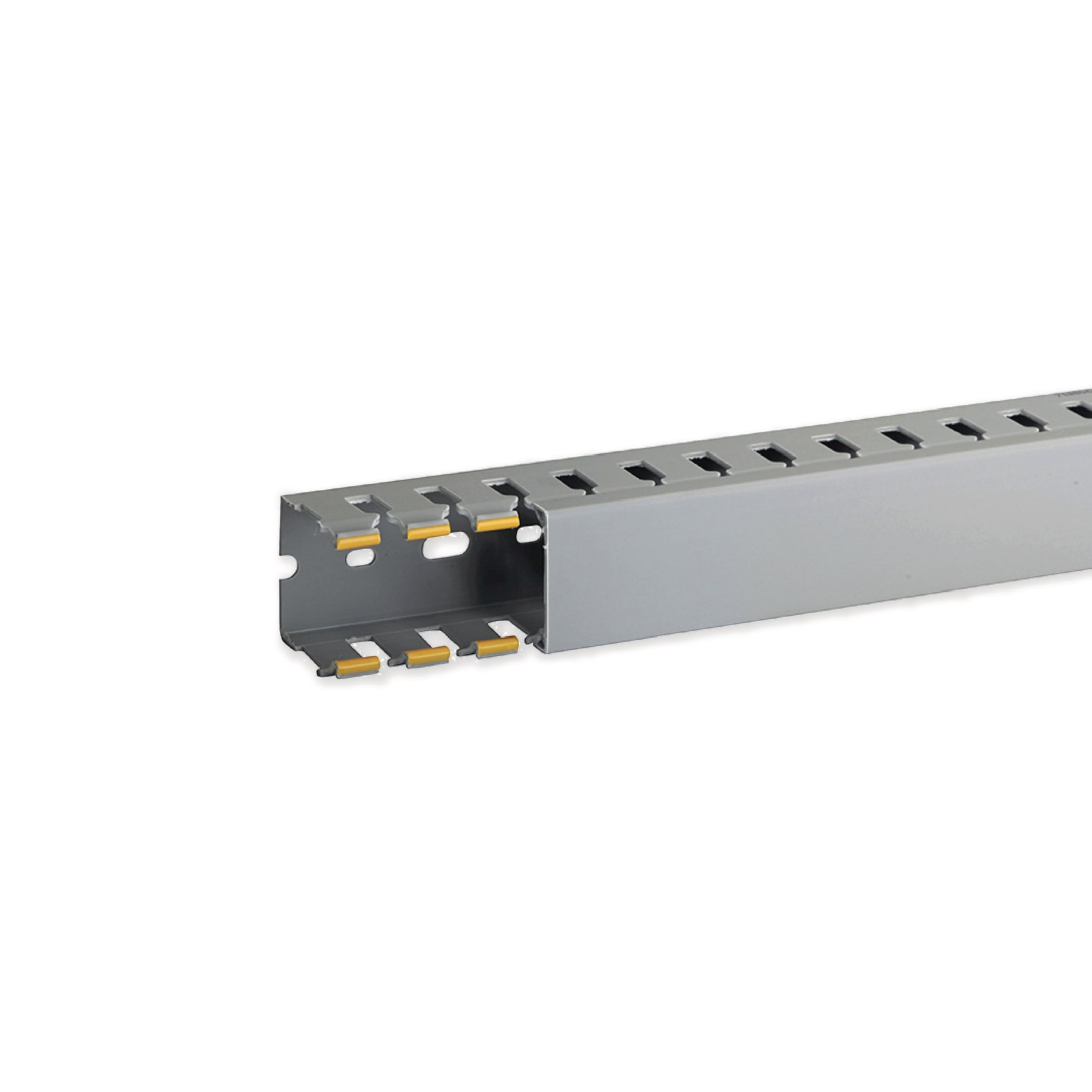 HAGER BOCCHIOTTI - Canaletta con coestruso morbido modulo 20 feritoia 8 grigio T1-N 40x40 G