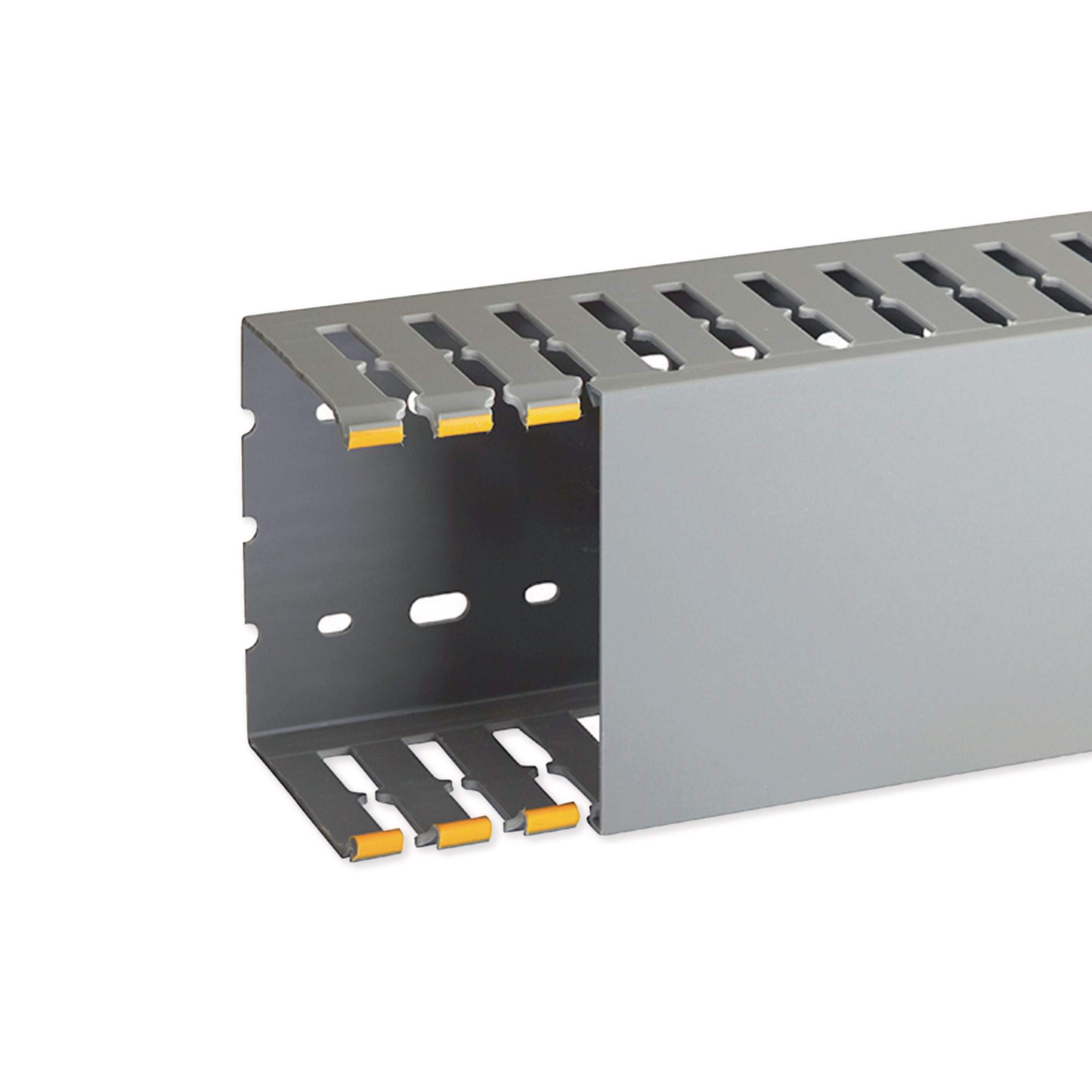 HAGER BOCCHIOTTI - T1-N 100x80 G Canaletta con coestruso morbido modulo 20 feritoia 8 GRIGIO