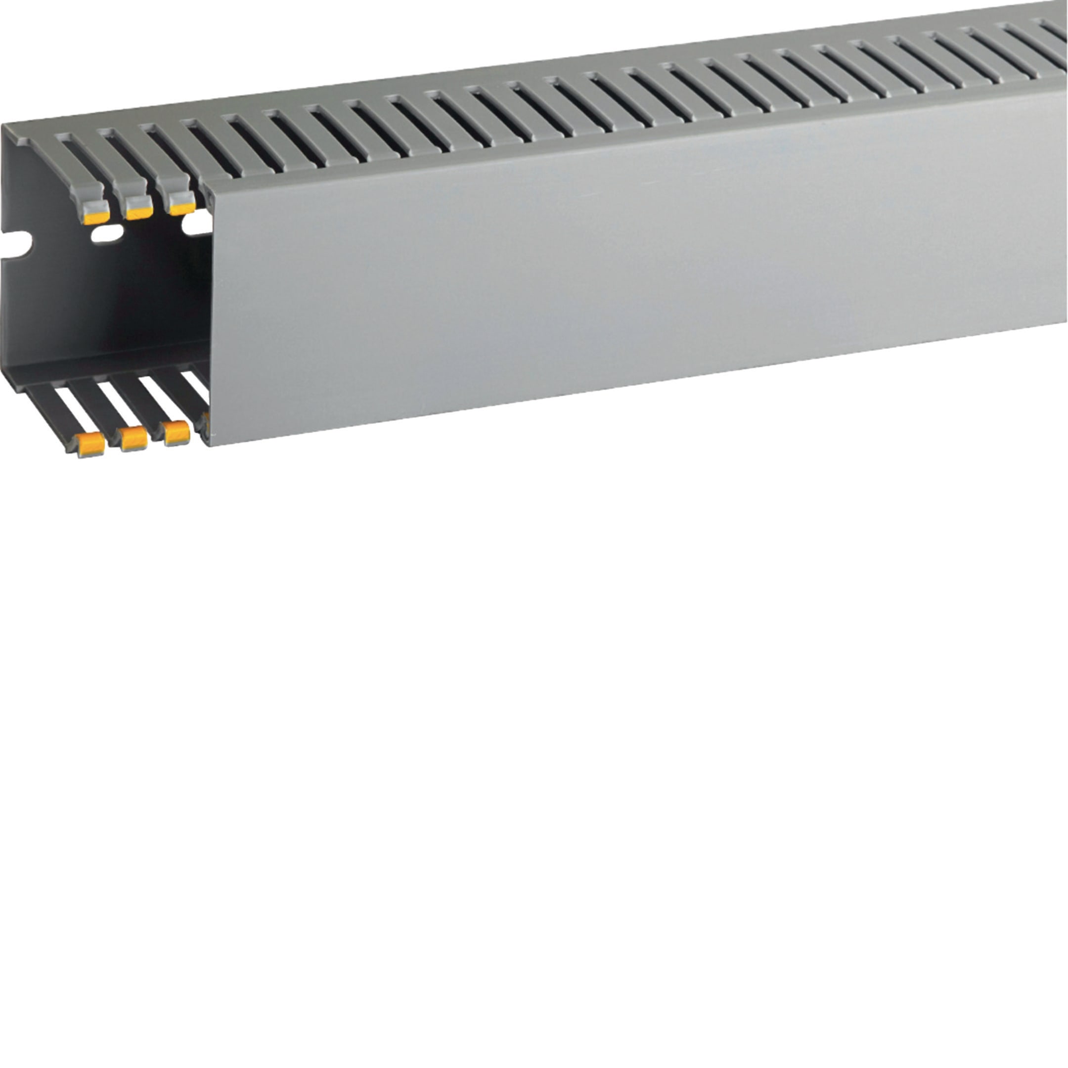 HAGER BOCCHIOTTI - T1-EN 60x60 G Canaletta con coestruso morbido modulo 10 feritoia 4 GRIGIO