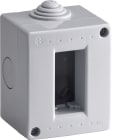 HAGER BOCCHIOTTI - BOX IP40 01 OR GRI Contenitore orizzontale per parti attive Pepita GRIGIO