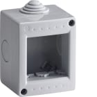 HAGER BOCCHIOTTI - BOX IP40 02 OR GRI Contenitore orizzontale per parti attive Pepita GRIGIO
