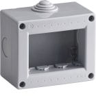 HAGER BOCCHIOTTI - BOX IP40 03 OR GRI Contenitore orizzontale per parti attive Pepita GRIGIO