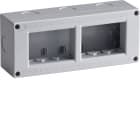 HAGER BOCCHIOTTI - BOX IP40 06 OR GRI Contenitore orizzontale per parti attive Pepita GRIGIO