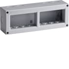 HAGER BOCCHIOTTI - BOX IP40 08 OR GRI Contenitore orizzontale per parti attive Pepita GRIGIO