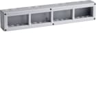 HAGER BOCCHIOTTI - Contenitore orizzontale 16 mod per parti attive Pepita grigio BOX IP40 16 OR GRI