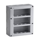 HAGER BOCCHIOTTI - BOX IP40 12 VR GRI Contenitore verticale per parti attive Pepita GRIGIO