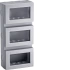 HAGER BOCCHIOTTI - Contenitore verticale 12 mod per parti attive Pepita grigio BOX IP55 12 VR GRI