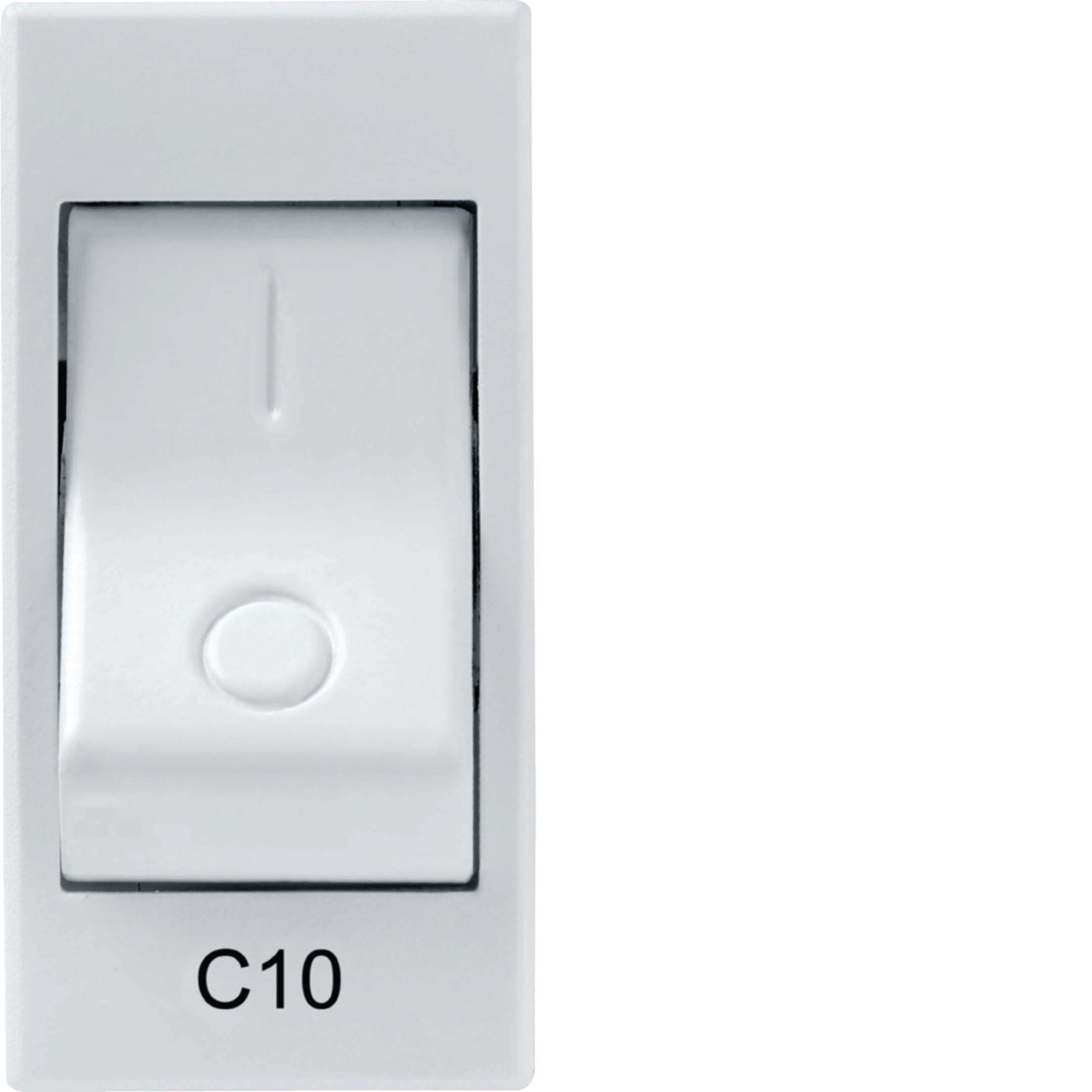 HAGER BOCCHIOTTI - INT.AUT.MAG. 1P+N C10 3KA 230V WT Int automatico magnetotermico Pepita BIANCO