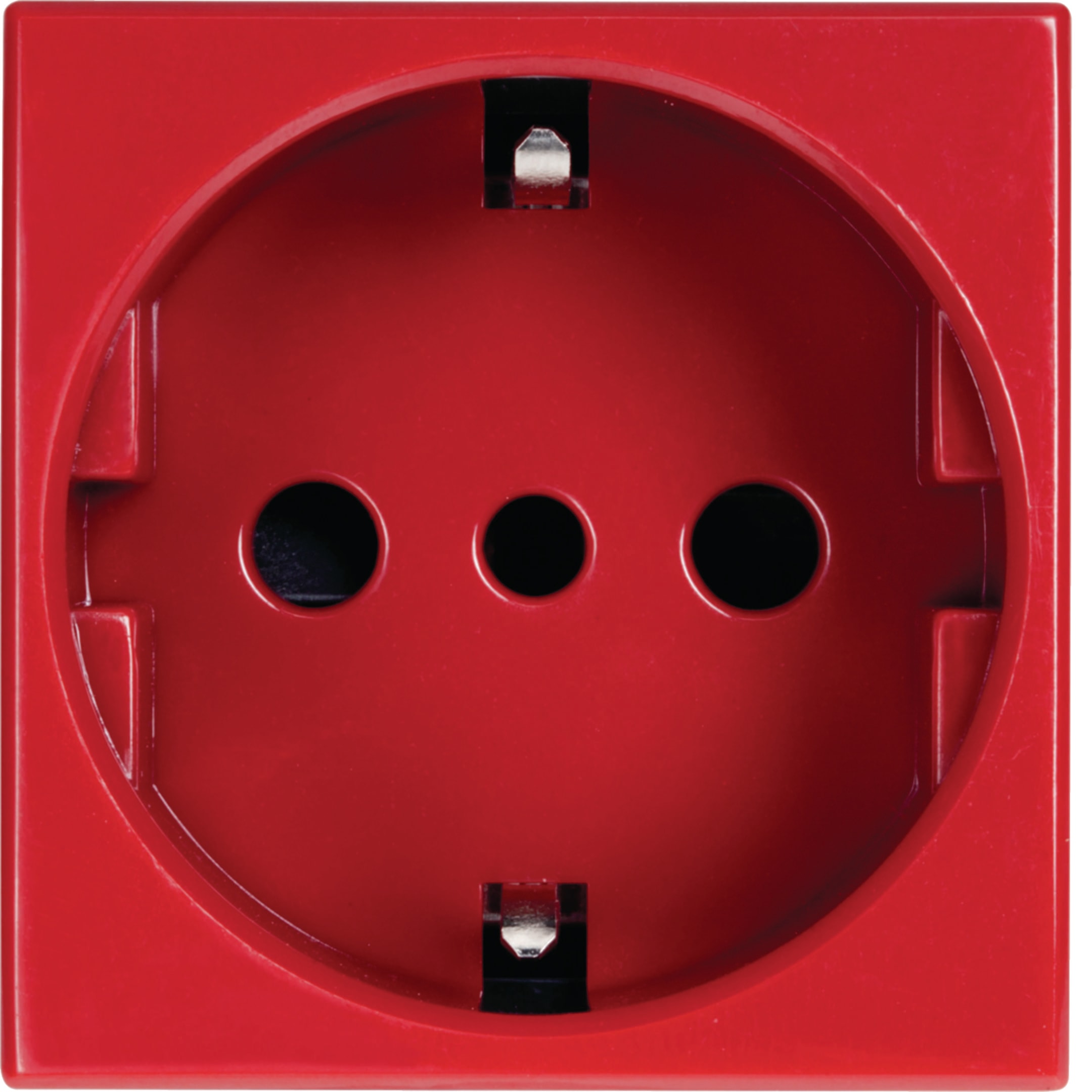 HAGER BOCCHIOTTI - Presa schuko P30 Pepita rossa PRS SCHUKO 2P+T 16A R