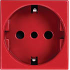 HAGER BOCCHIOTTI - Presa schuko P30 Pepita rossa PRS SCHUKO 2P+T 16A R