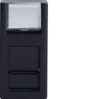 HAGER BOCCHIOTTI - CONN. RJ45 TL 5E UTP BK Connettori toolless per cablaggio dati Pepita NERO