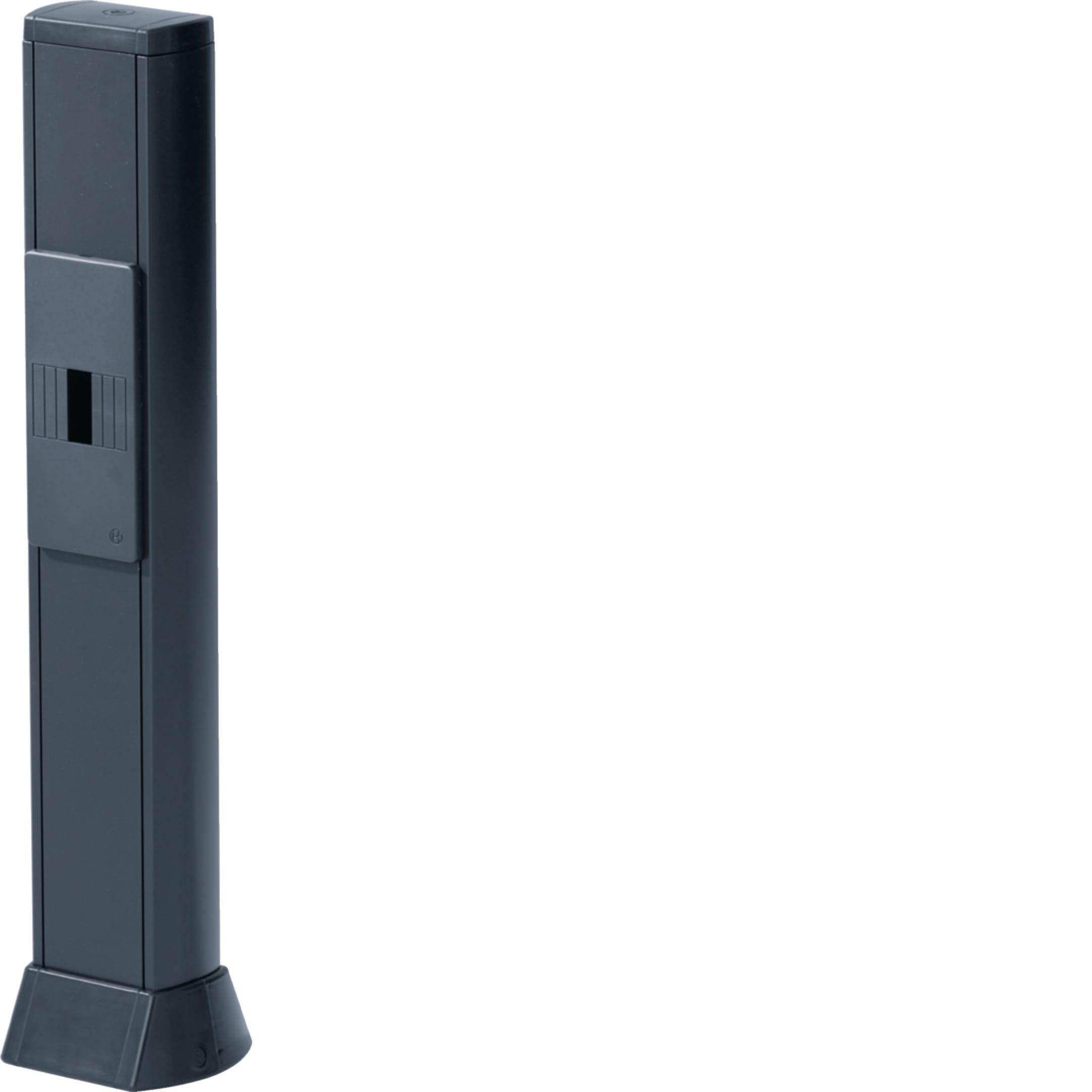 HAGER BOCCHIOTTI - BIS 1500 NR Colonna bifacciale in alluminio porta apparecchi NERO ARDESIA