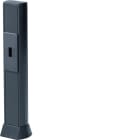 HAGER BOCCHIOTTI - BIS 1500 NR Colonna bifacciale in alluminio porta apparecchi NERO ARDESIA