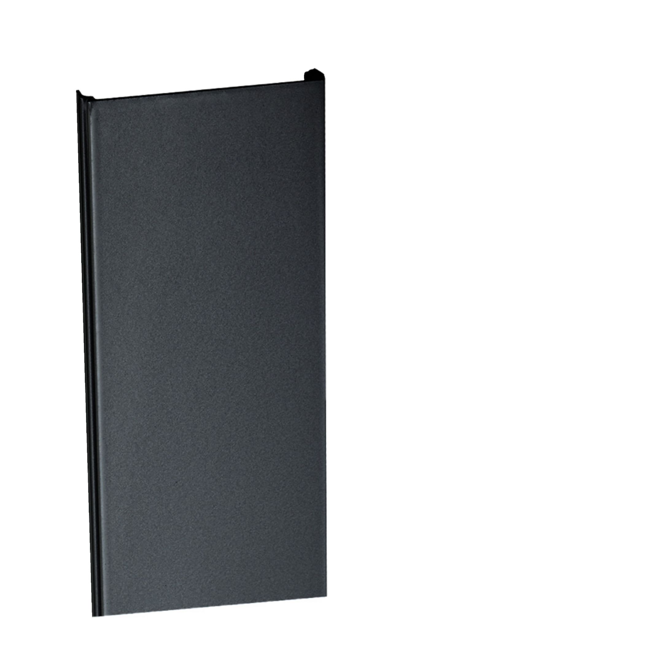 HAGER BOCCHIOTTI - Coperchio per corpo colonna UNA in alluminio nero ardesia COV 2700 NR